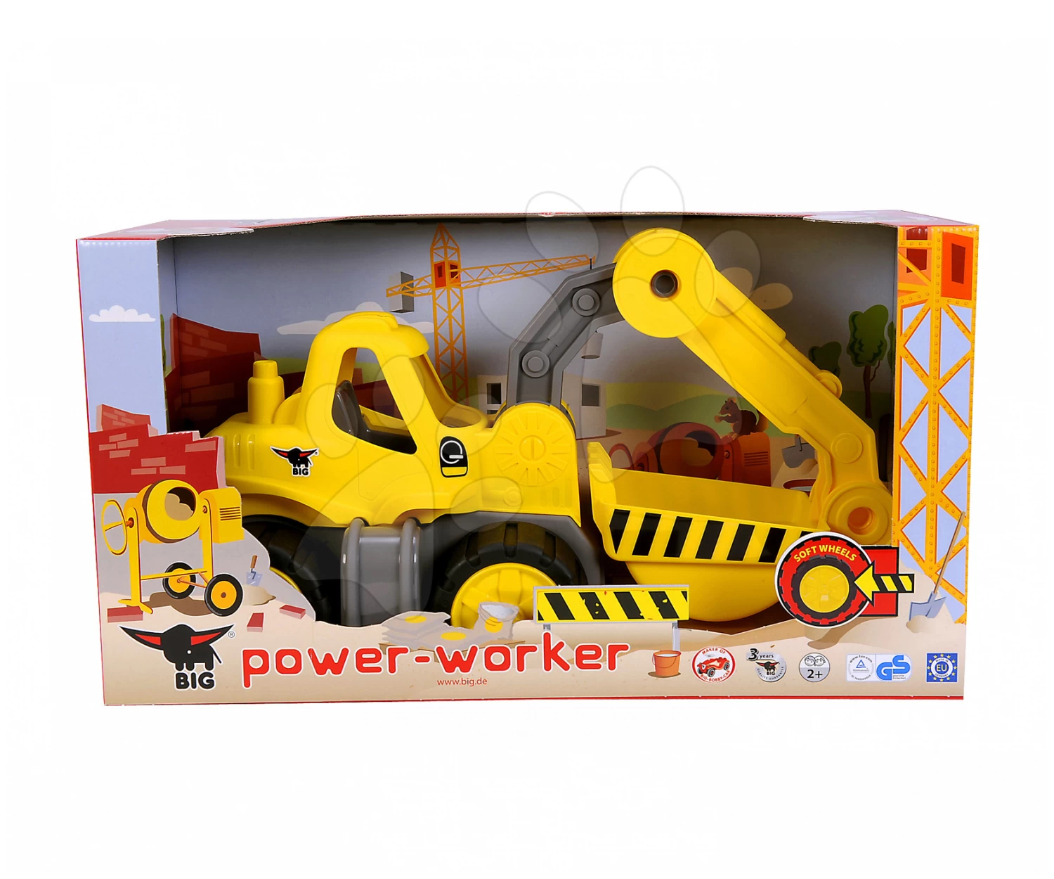 Set LKW Power BIG Und Bagger Power BIG Gelb – Bild 19