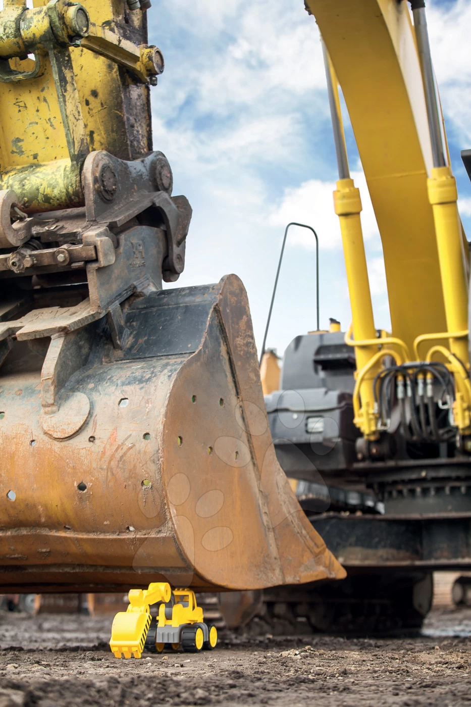 Set LKW Power BIG Und Bagger Power BIG Gelb – Bild 13