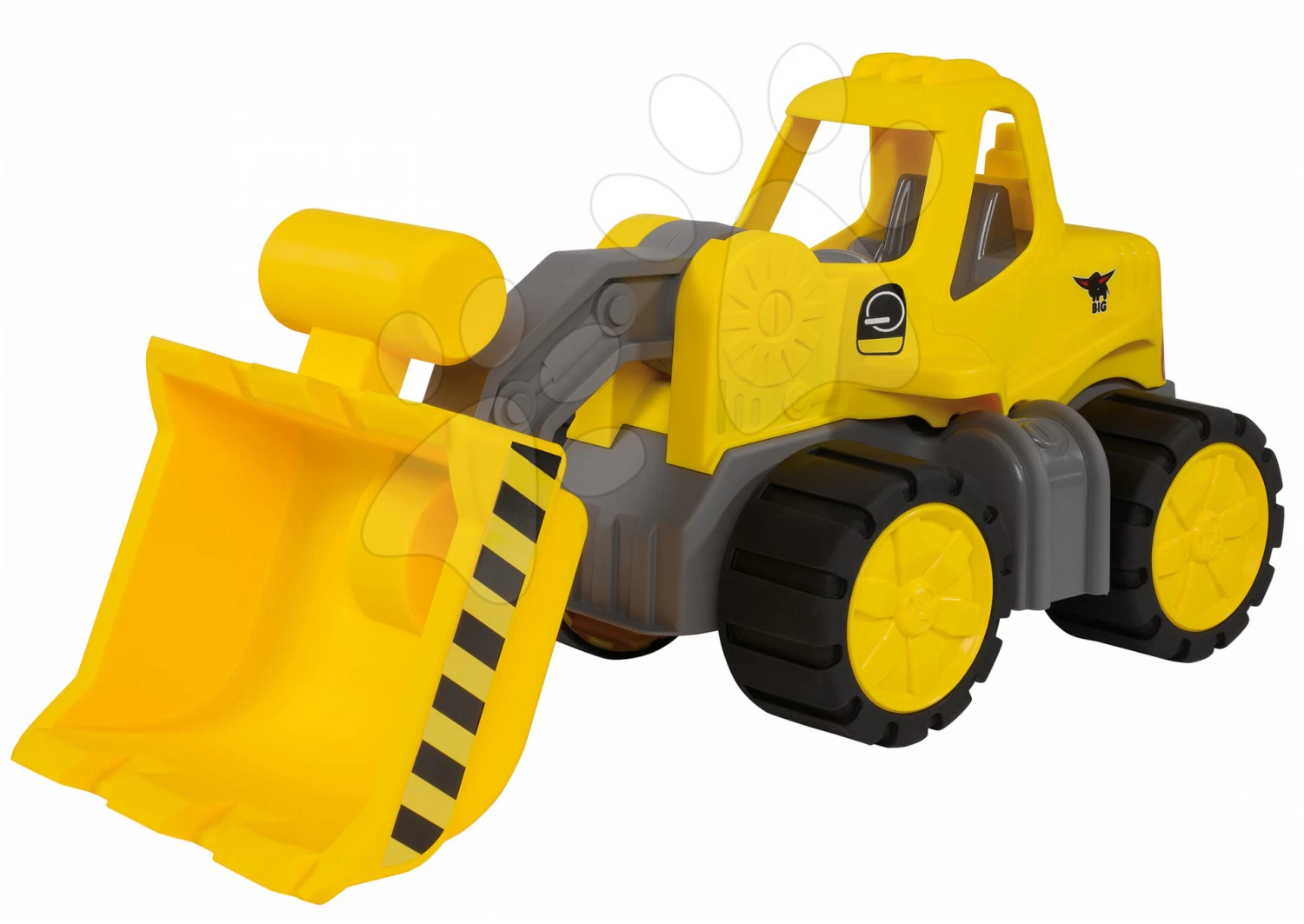 Lader Power BIG Arbeitsmaschine Länge 47 Cm + Transporter Und Bagger Mit Helm, Länge 41 Cm Ab 24 Monate