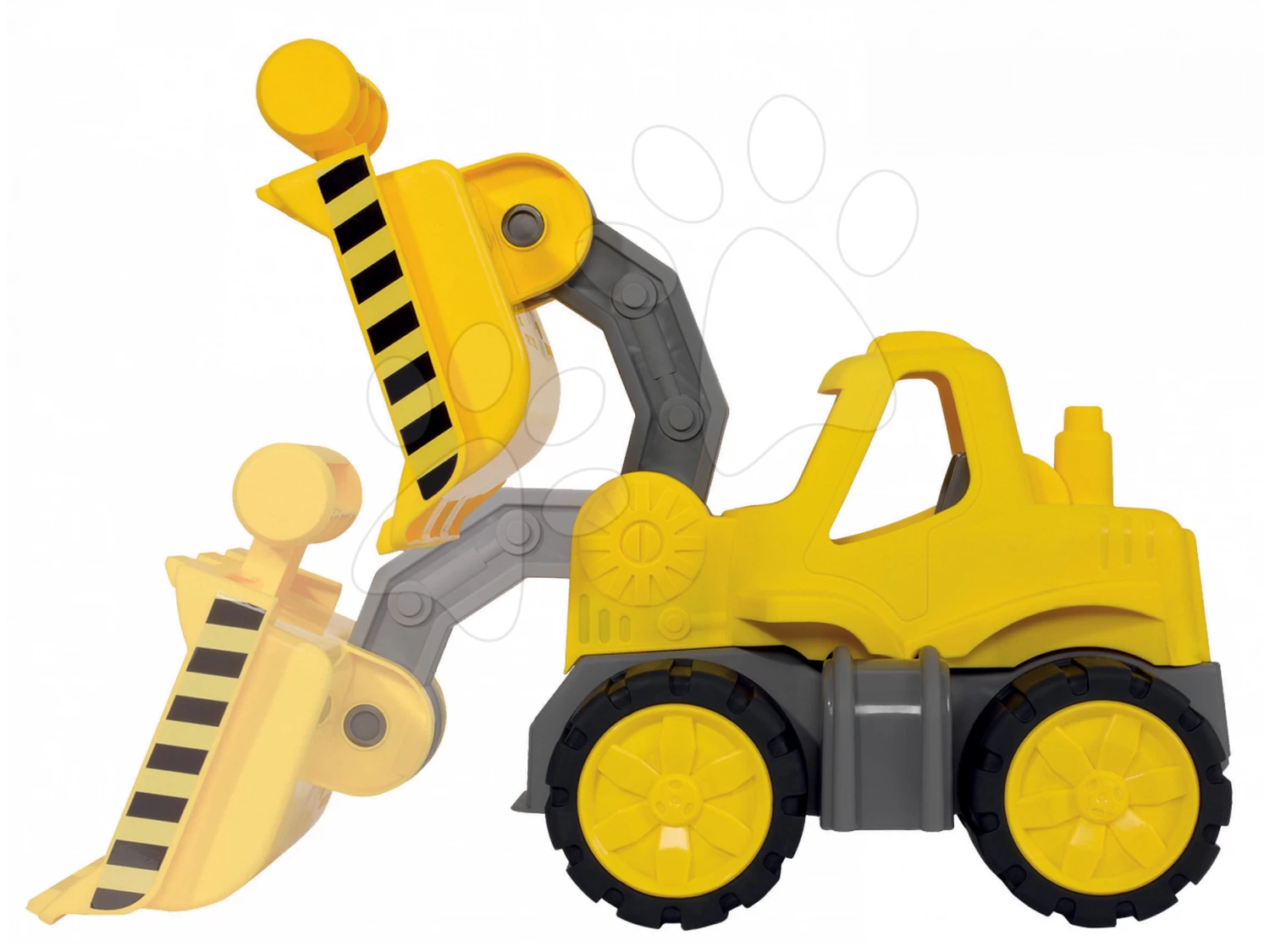 Lader Power BIG Arbeitsmaschine Länge 47 Cm + Transporter Und Bagger Mit Helm, Länge 41 Cm Ab 24 Monate – Bild 2