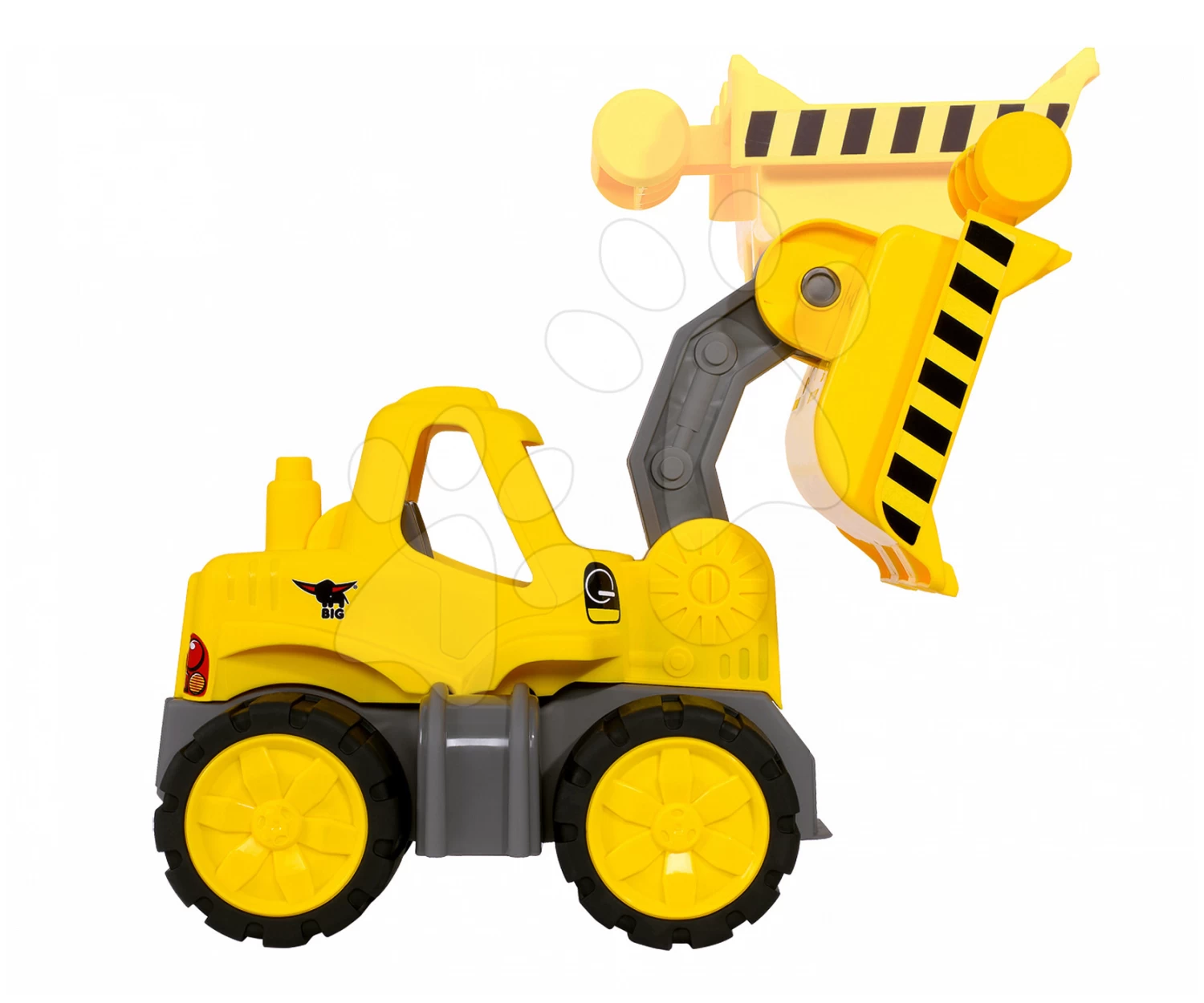 Lader Power BIG Arbeitsmaschine Länge 47 Cm + Transporter Und Bagger Mit Helm, Länge 41 Cm Ab 24 Monate – Bild 3