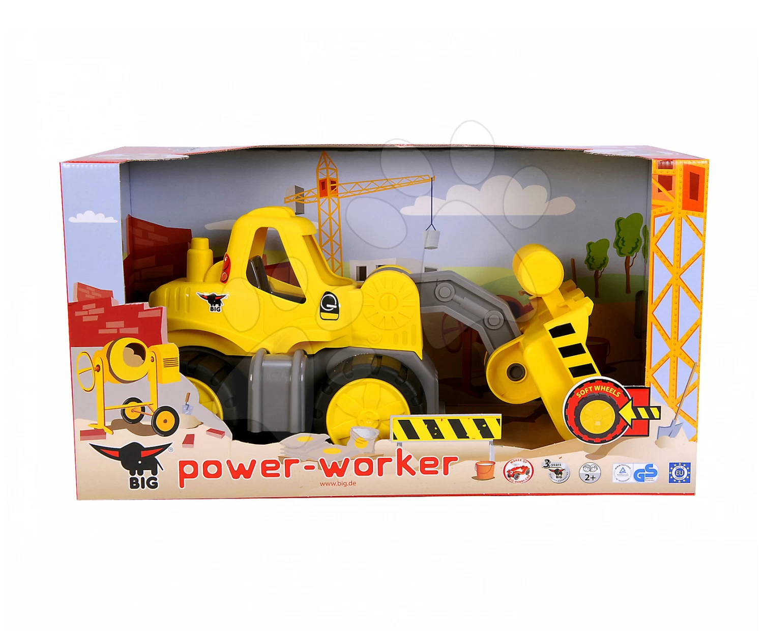 Set LKW Power BIG Und Bagger Power BIG Gelb – Bild 20