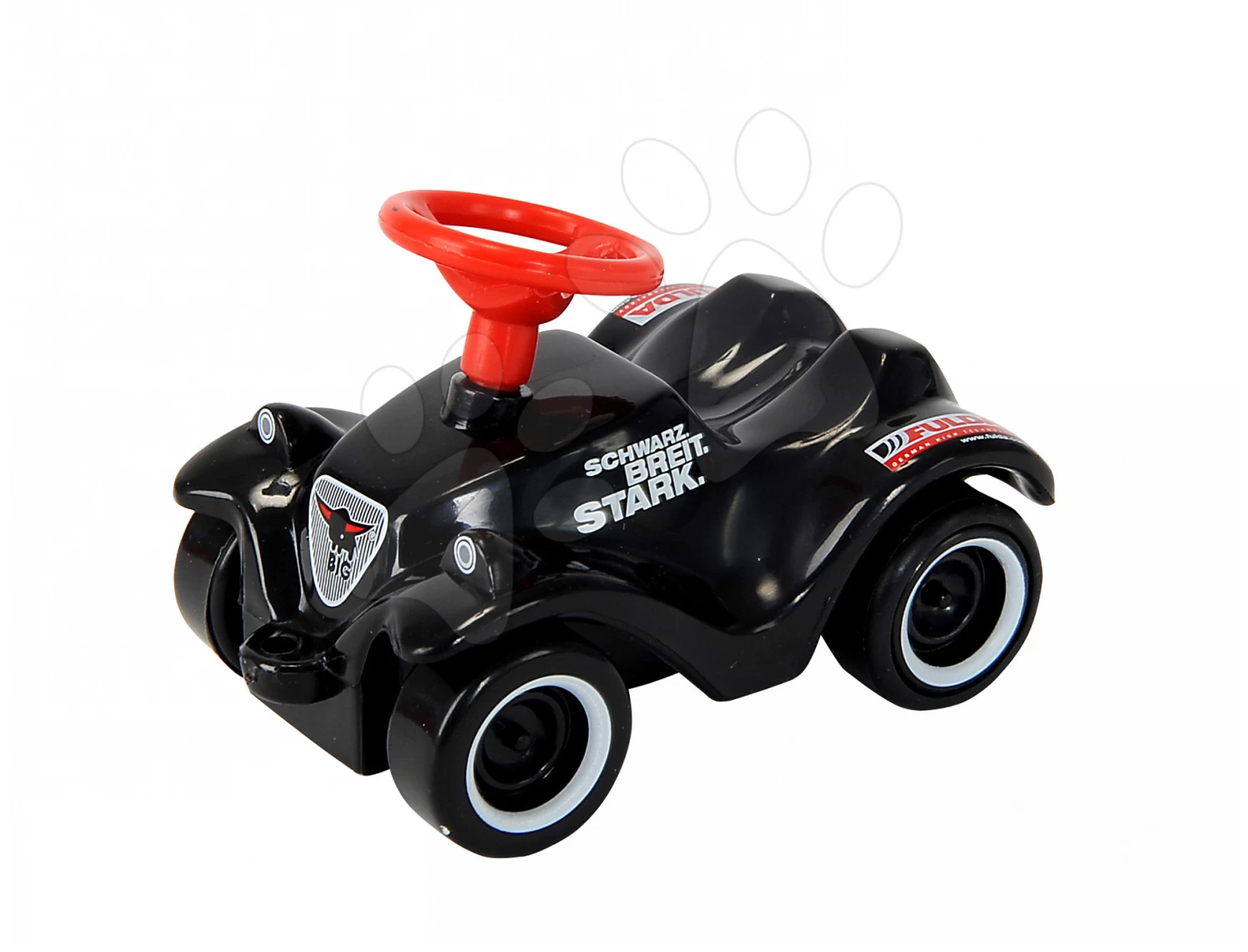 Rutscher-Set Bobby Classic Fulda BIG Mit Hupe Schwarz Und Mini Bobby Classic Spielzeugauto Zum Ziehen Ab 12 Monaten â Bild 4