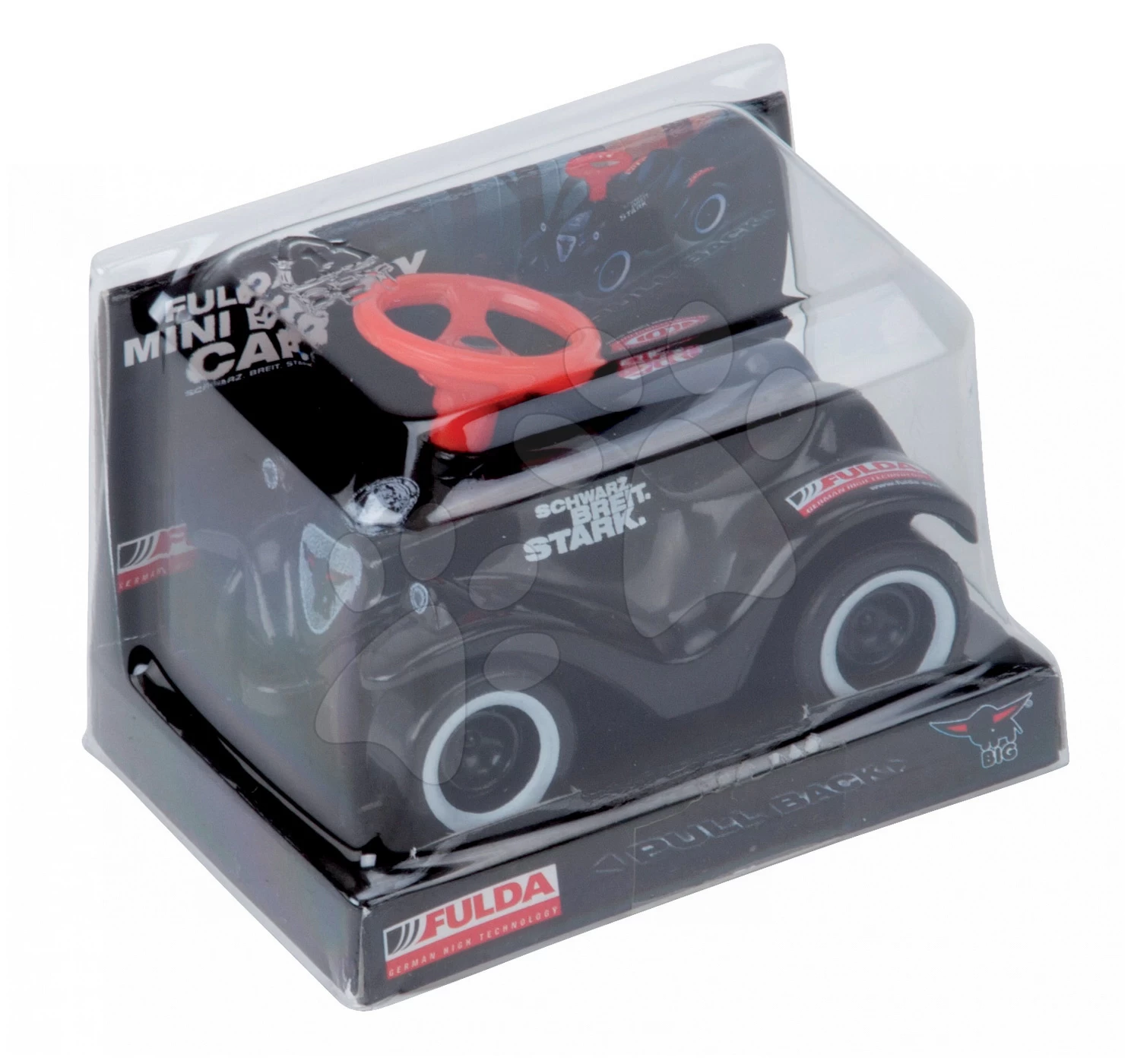 Rutscher-Set Bobby Classic Fulda BIG Mit Hupe Schwarz Und Mini Bobby Classic Spielzeugauto Zum Ziehen Ab 12 Monaten â Bild 5