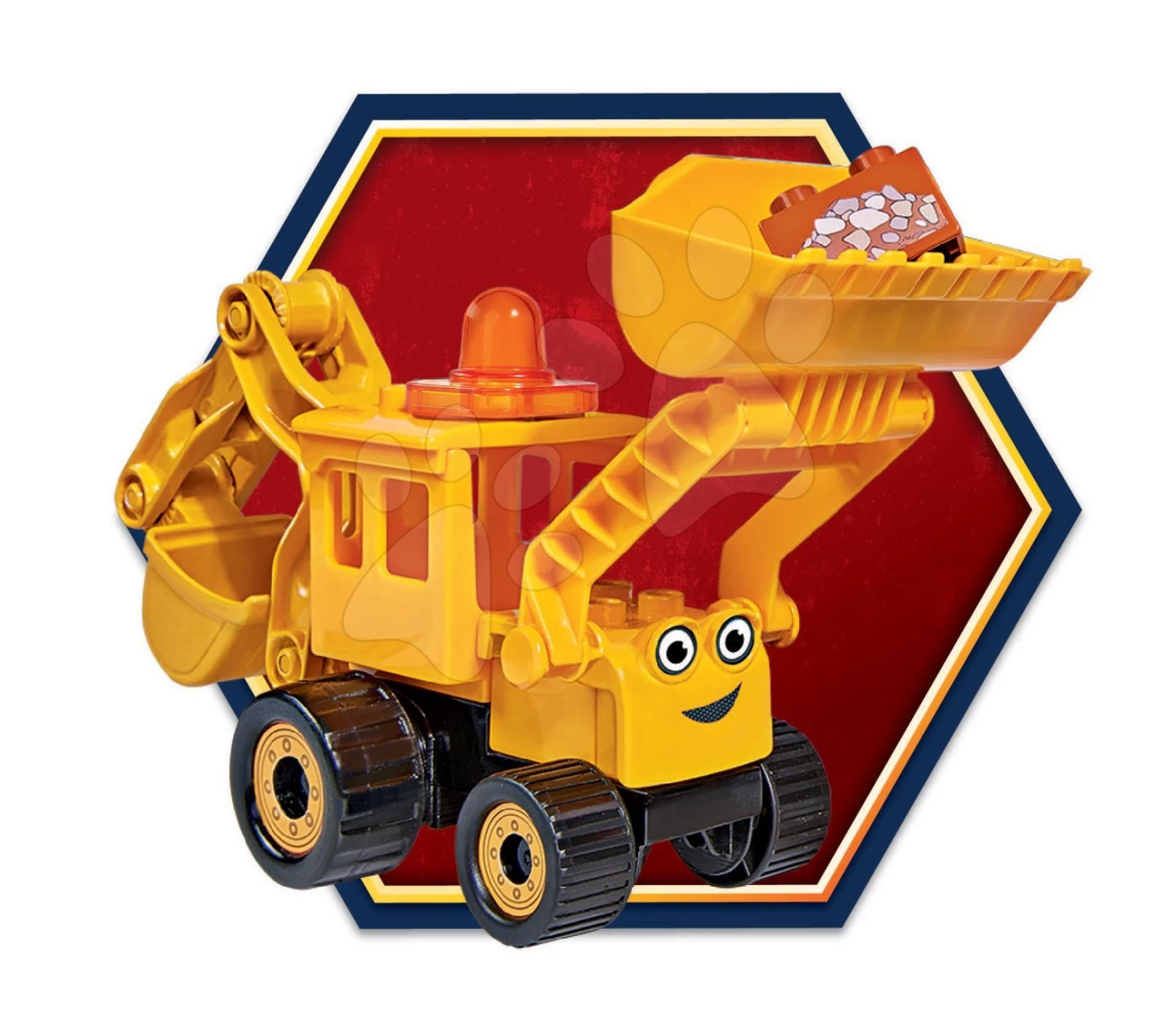 Werkstattset Black+Decker Smoby Mit 79 Zubehörteilen Und Bausatz Baumaschine Bob Mit Lader Und Bagger – Bild 14