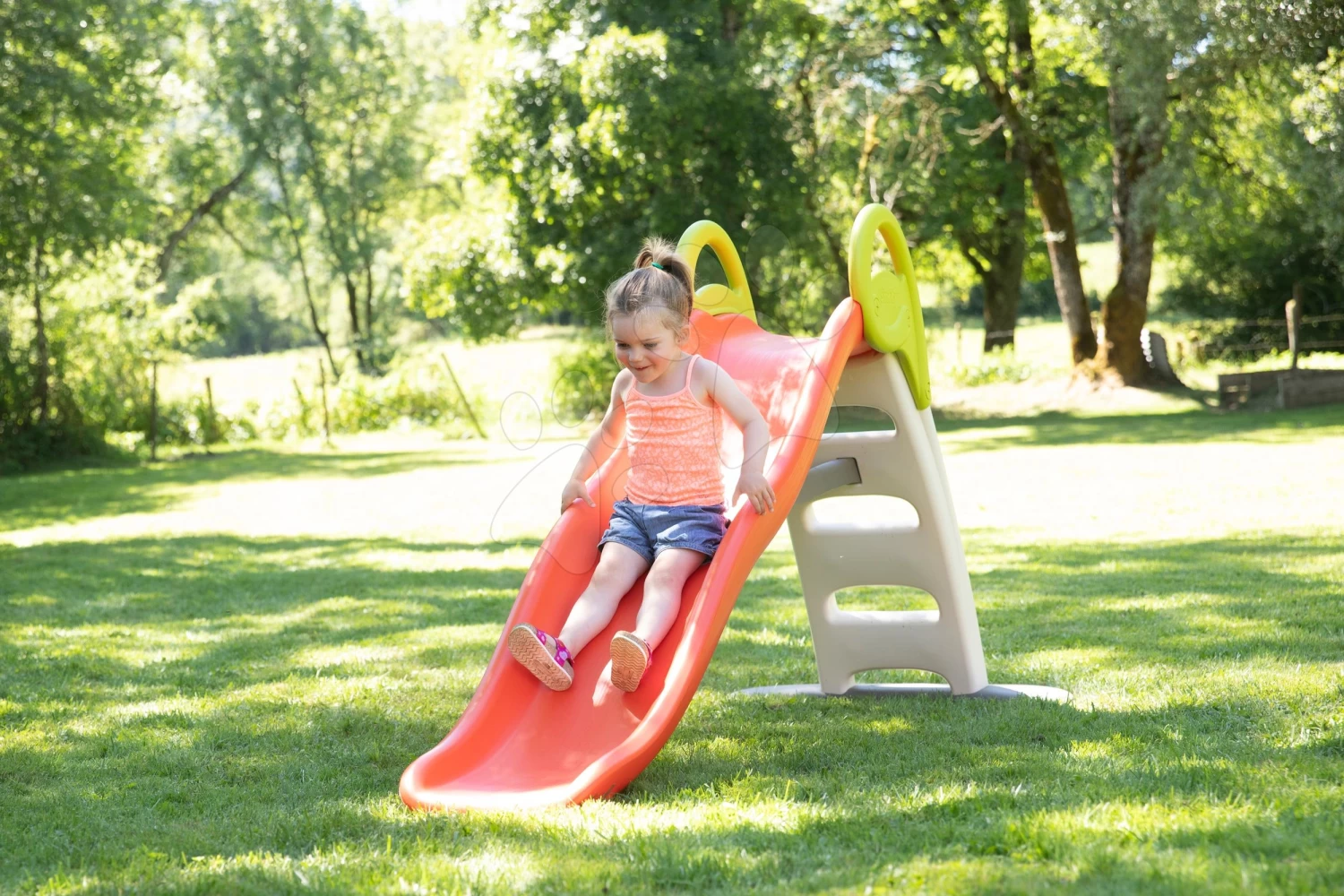 Rutschenset Mit Springbrunnen Funny Double Toboggan Smoby 2 Meter Und Sandkasten Tisch Für Wasser Und Sand – Bild 20