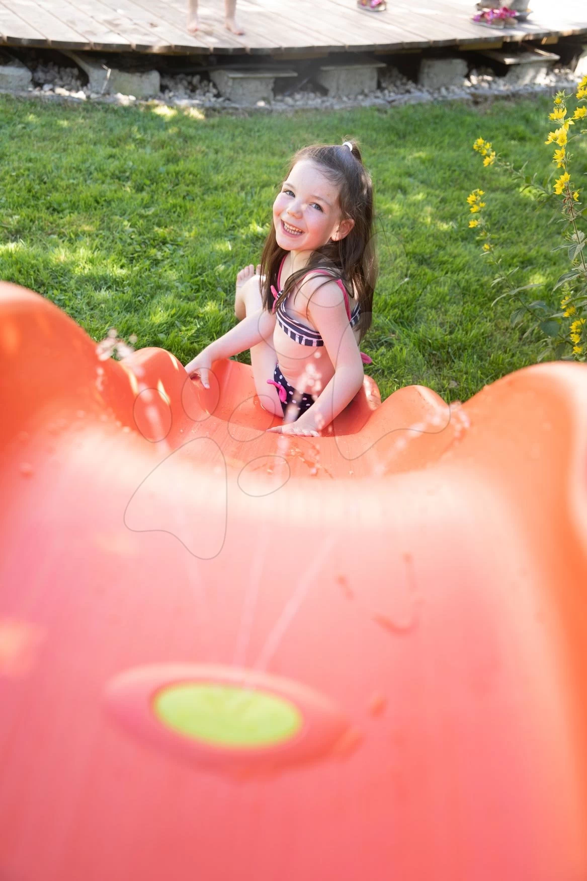 Set Rutsche Toboggan Funny Smoby Länge 2m Und Spieltisch Wasser&Sand Mit Mühle Ab 24 Monaten – Bild 15