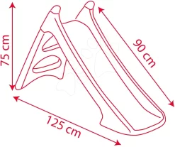 Rutschen Mir Der Befeuchtung Cars XS Slide Smoby 90 Cm Mit Wasserversorgungmit Und UV Filter Ab 24 Monaten SM820623