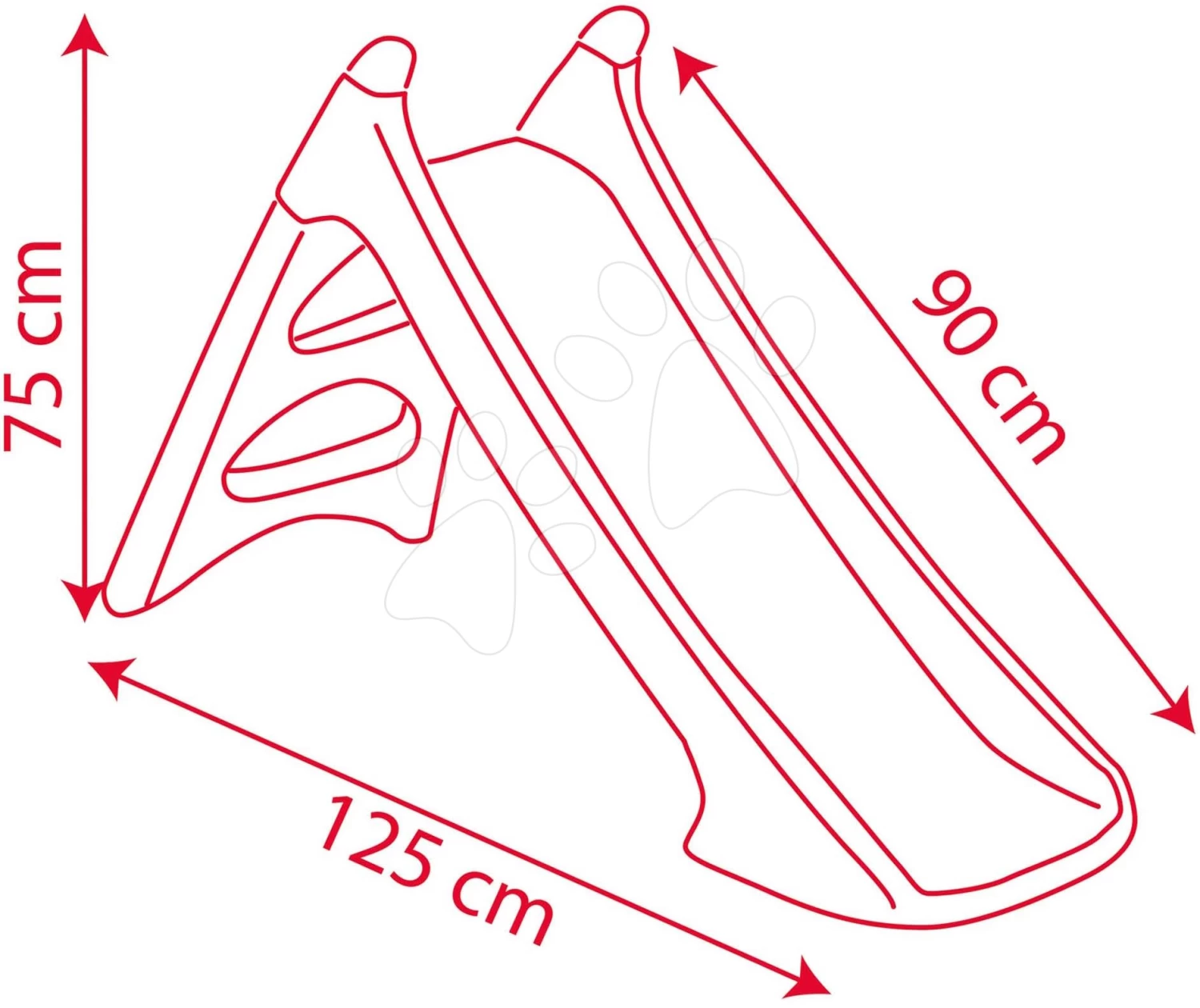 Rutschen Mir Der Befeuchtung Cars XS Slide Smoby 90 Cm Mit Wasserversorgungmit Und UV Filter Ab 24 Monaten SM820623