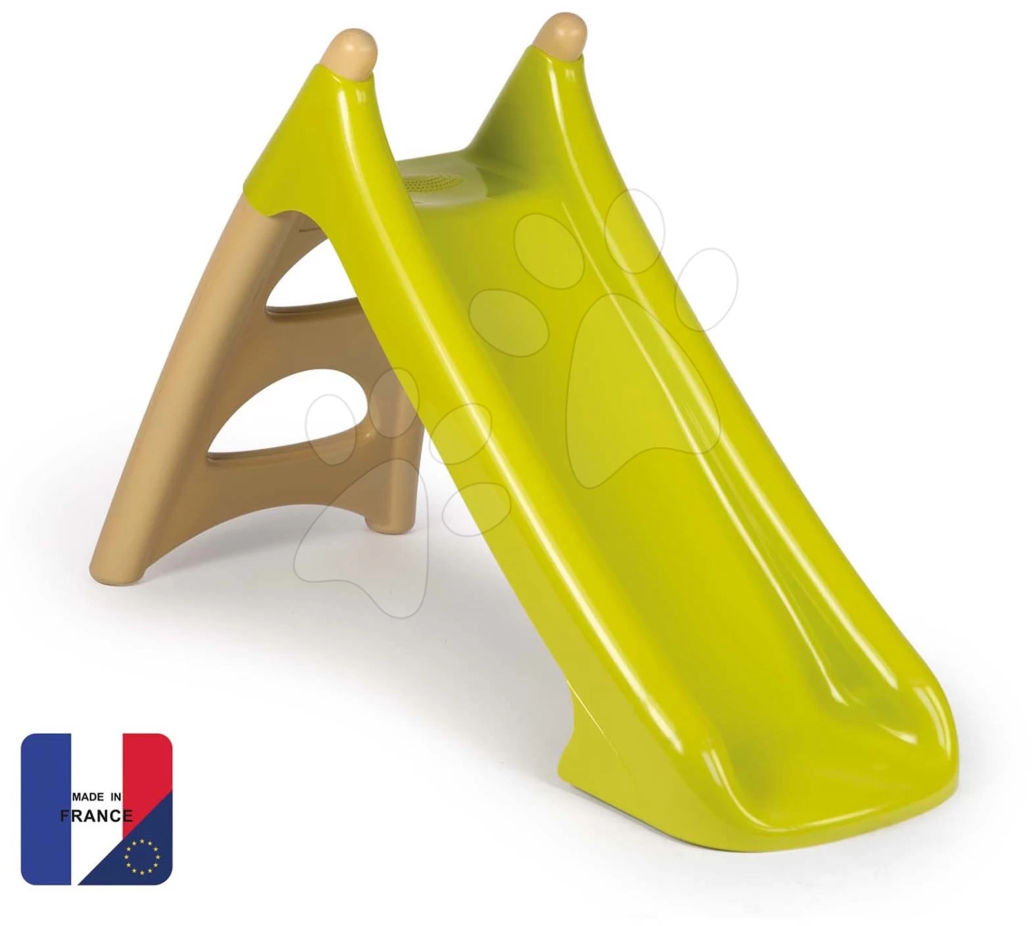 Rutschen Klein XS Slide Beige-Green Smoby Rutschfläche 90 Cm Mit Wasserspiel Und UV Filter Ab 24 Monaten SM820624 – Bild 3