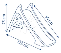 Rutsche Paw Patrol XS Slide Smoby 90 Cm Mit Wasserveranschluss Und UV-Filter Ab 24 Monaten SM820626