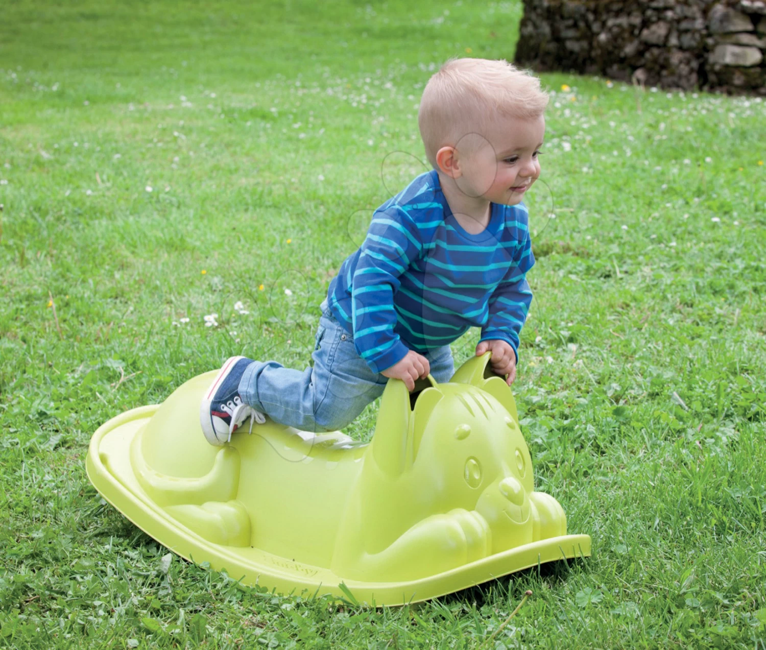 Set Rutsche Toboggan KS Smoby Mit Länge Von 150 Cm Und Schaukel-Kater Und Giesskanne Ab 24 Monaten – Bild 6