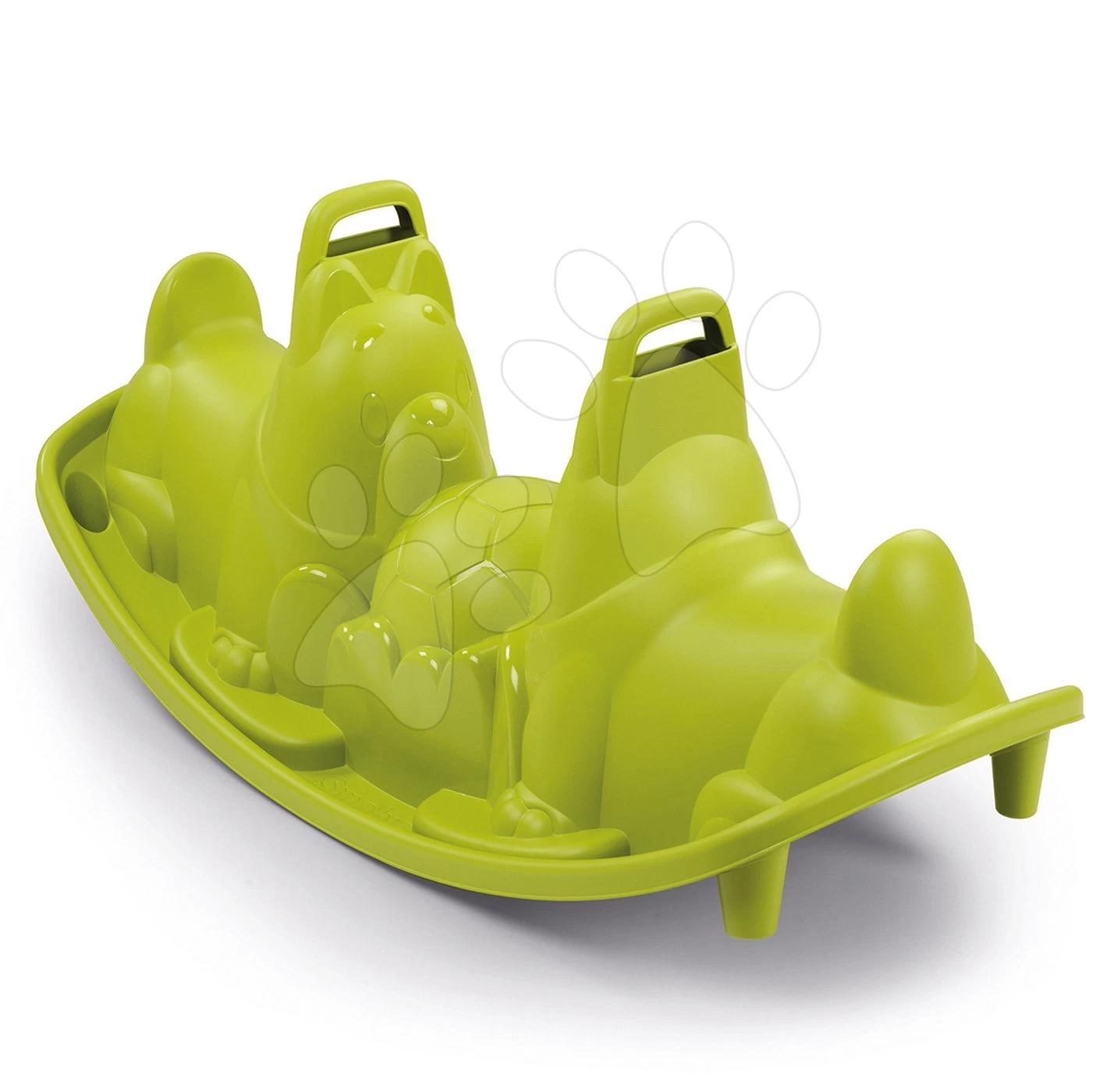 Set Rutsche Toboggan KS Smoby Länge 150 Cm Und Doppelseitiger Schaukelhund Ab 24 Monaten – Bild 5