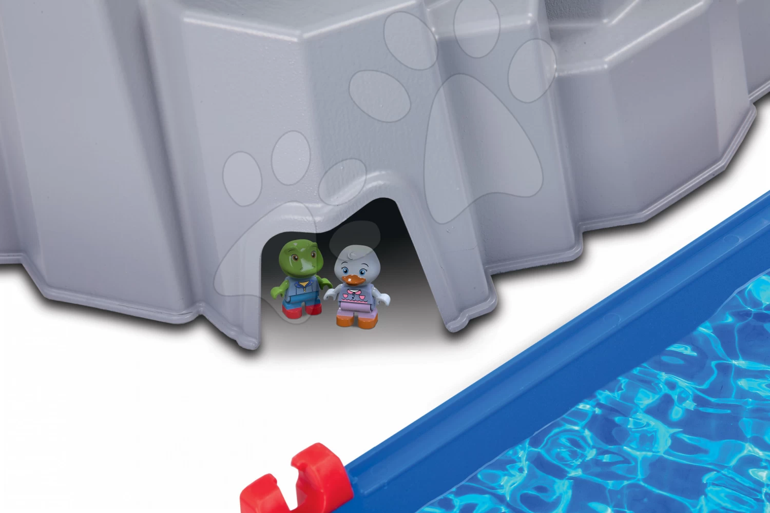 Rutschenset Toboggan Super Megagliss 2in1 Smoby Und Die Wasserbahn Aquaplay Mountain Lake Mit Einer Höhle Und 2 Booten – Bild 11