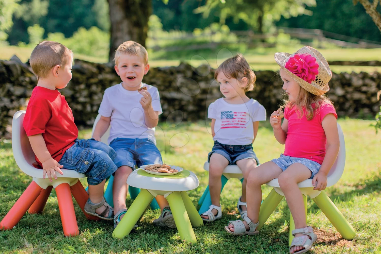 Set Laden Market Smoby Mit Elektronischer Registrierkasse Und Stühlen KidChair – Bild 15