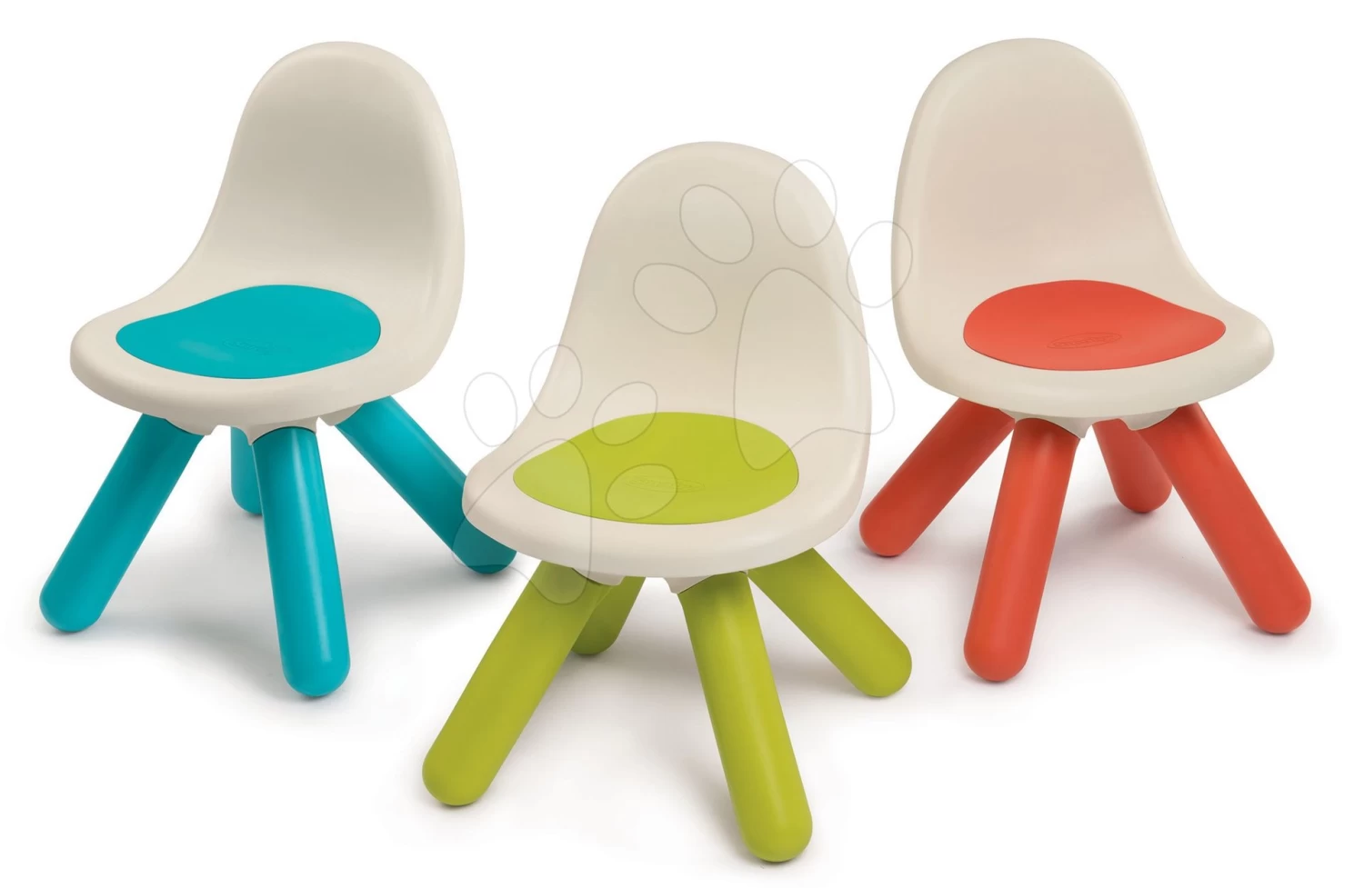 Set Lebensmittelgeschäft Maximarket Smoby Und KidChair Stühle Rot, Grün Und Blau – Bild 5