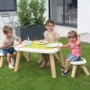 Rutschenset Toboggan XL Smoby Länge 230 Cm Und Picknicktisch Mit Zwei KidChair-Stühlen
