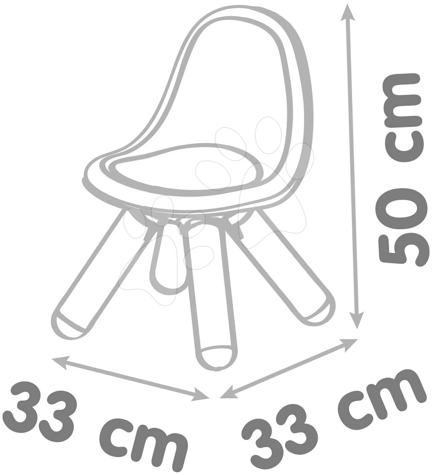 Set Rutsche Toboggan Super Megagliss 2in1 Smoby Länge 3,75 / 1,5 M Und Picknicktisch Mit Zwei Stühlen KidChair Ab 24 Monaten – Bild 17