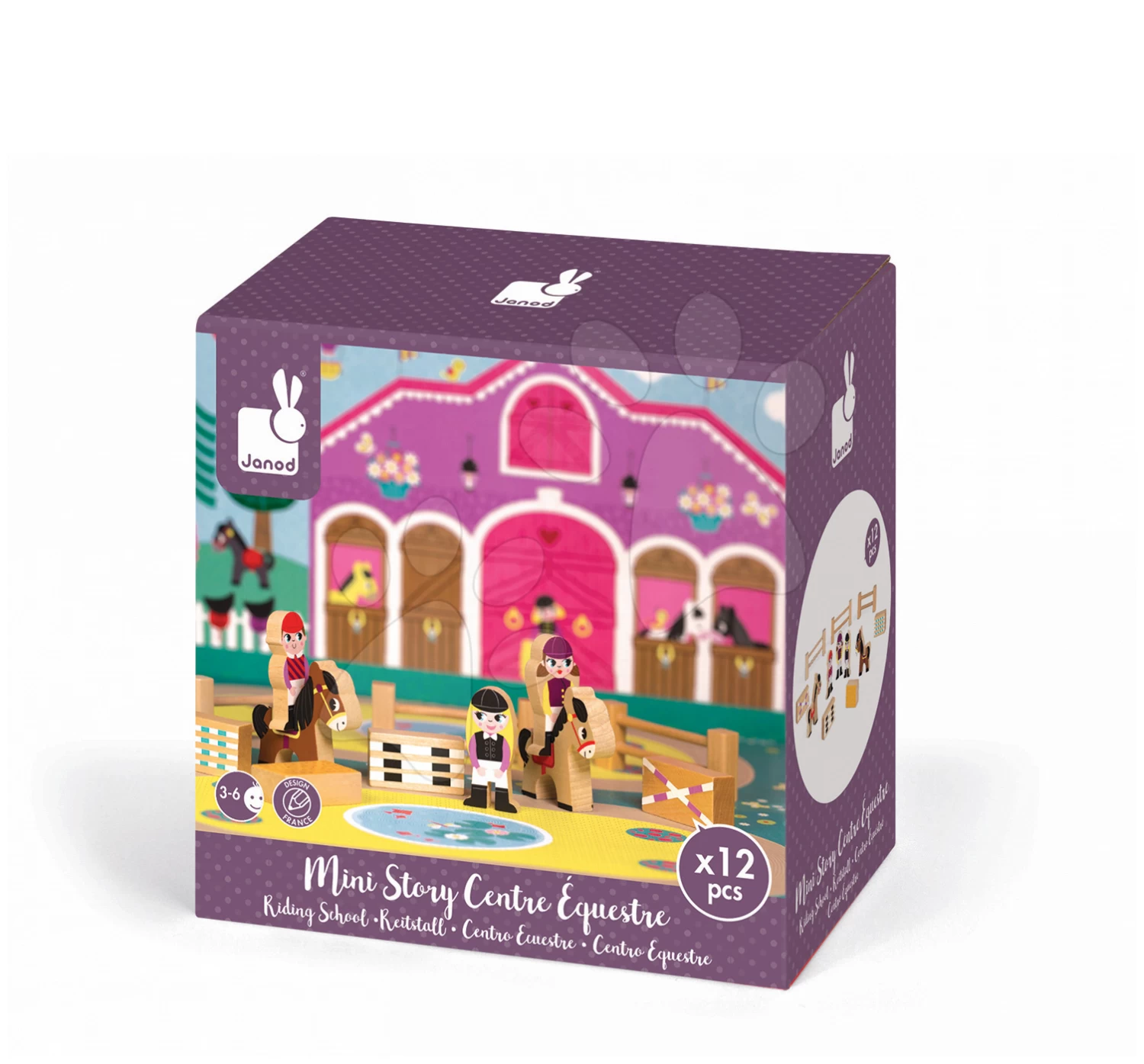 Märchenreitschule Aus Holz Mini Story Janod Ab 3 Jahren – Bild 3