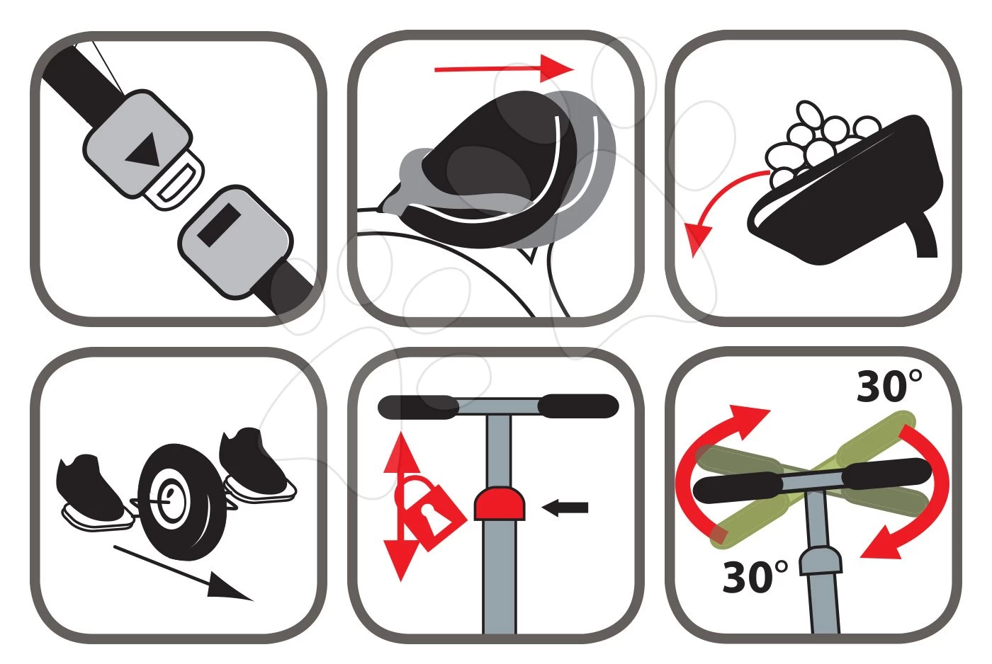 Dreirad Be Move Smoby Mit Grün-türkisem Führungsstab Ab 15 Monaten – Bild 7