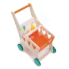 Holzeinkauswagen Shopping Cart Tender Leaf Toys Mit Textilfach
