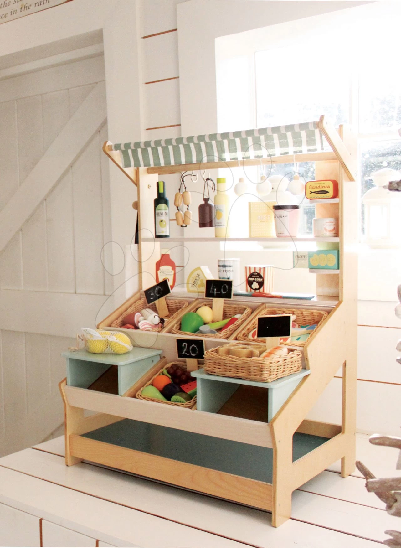 Holzladen Mit Den Lampen General Stores Tender Leaf Toys Mit Tasche Und Regalen – Bild 3