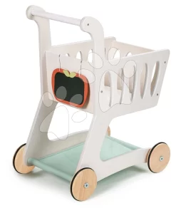 Einkaufswagen Aus Holz Shopping Cart Tender Leaf Toys Mit Fach Und Tafel TL8261