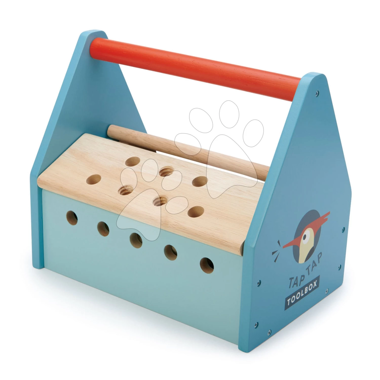 Holz Köfferchen Tap Tap Tool Box Tender Leaf Toys Mit Werkzeug Und Hammer – Bild 7